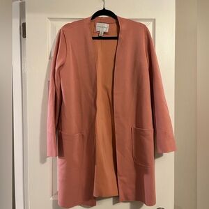 Pink Long Cardigan